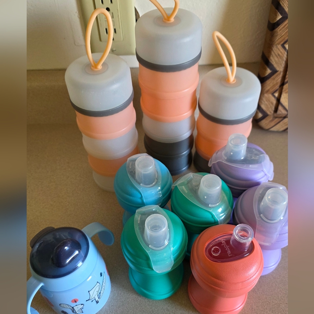 Sippy Cups, Plates And Formula/snack Storage